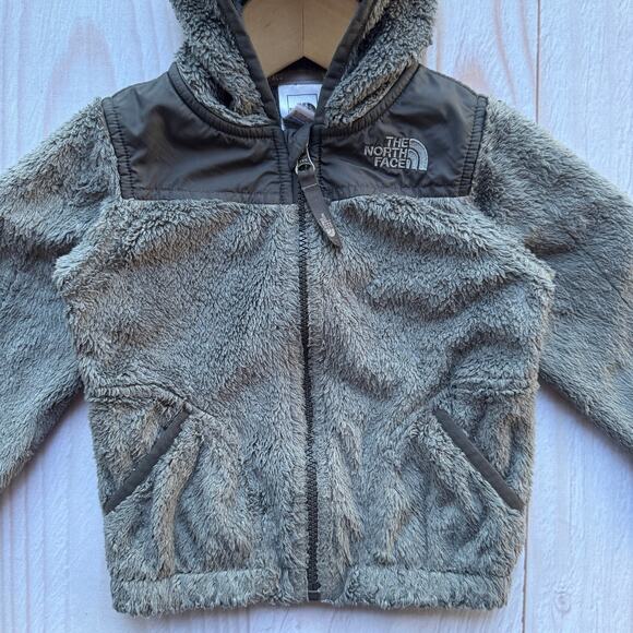 The North Face Denali Fleece Baby Toddler 18-24M Full Zip Jacket Gray - Picture 3 of 6